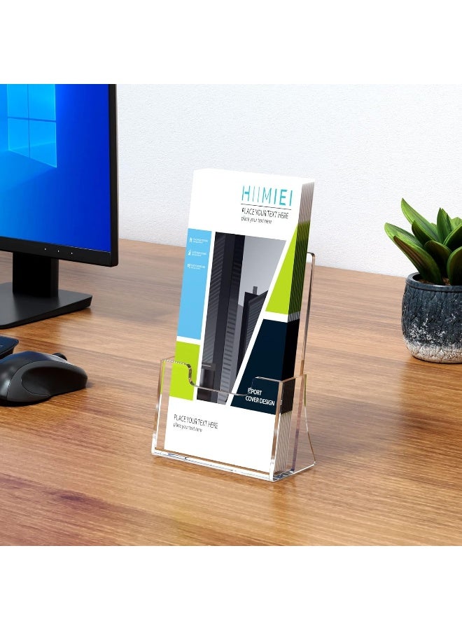 TPGP Brochure Holder 8.5 x 5.5 inches, Acrylic Flyer Holder with 6 Pack, Plastic Stands for Displaying Magazines, Pamphlets, Literature, Brochures, Booklets, Menu  - Image 5