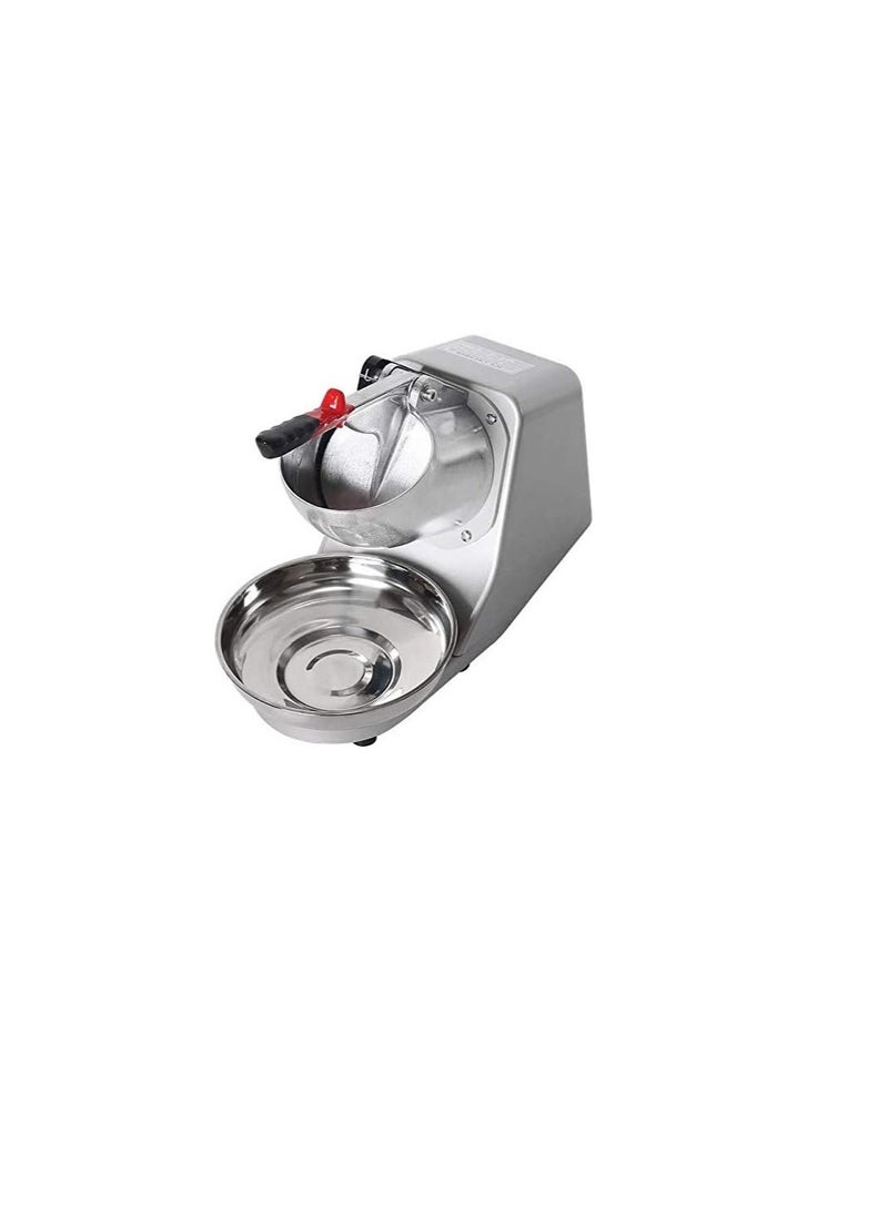 LETWOO LETWOO Double Blade Electric Ice Shaver Crusher Machine Stainless Steel Snow Cone Maker for Ice Cream Cold Drinks, Fruit Dessert and Cocktail 65Kg Per Hour  - Image 5