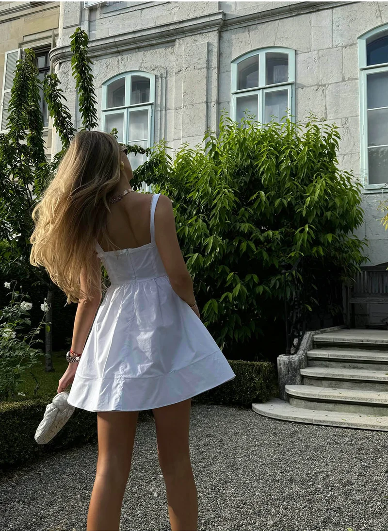 Collective The Label Sweetheart Neck Tiered Dress