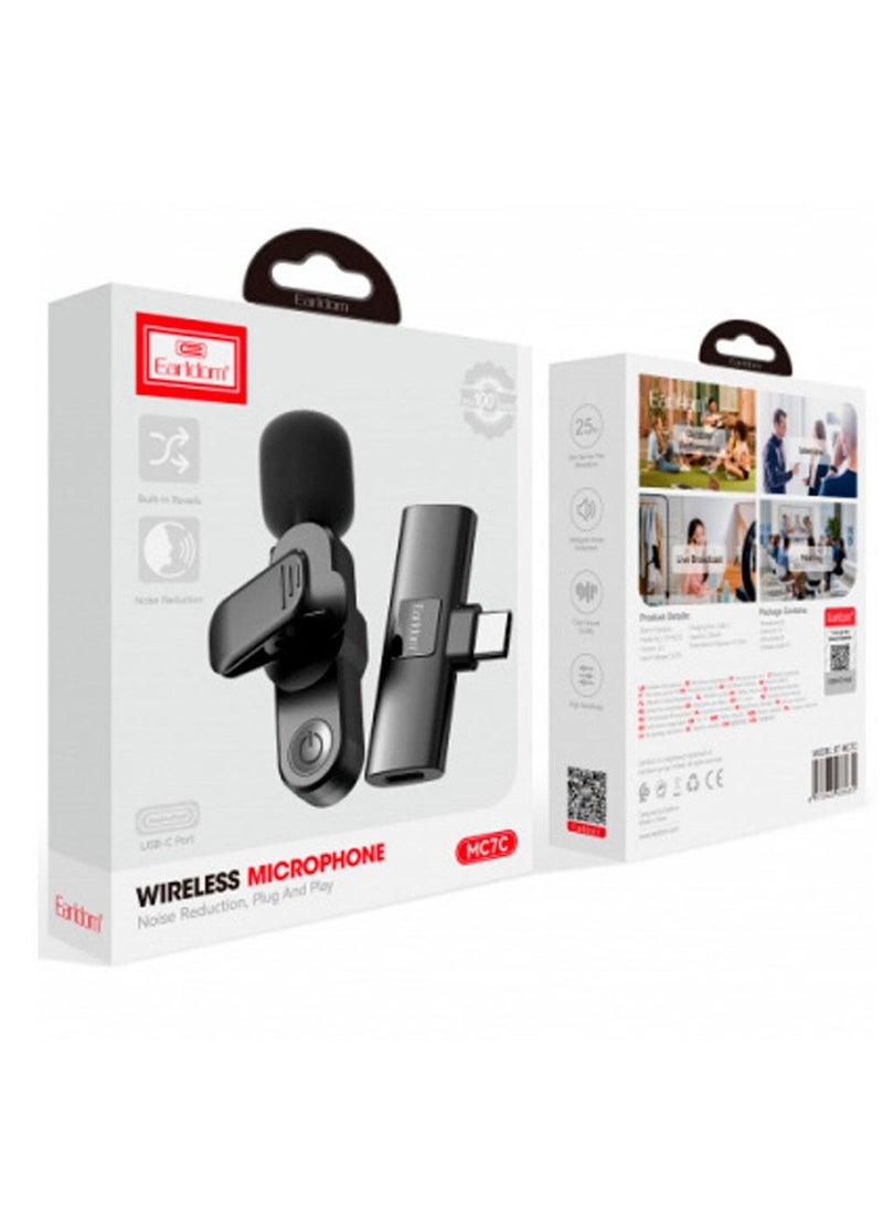 ELTRAZONE Wireless Lavalier Microphone – Portable Mini Mic for Gaming, Live Streaming, Audio, and Video Recording – Compatible with Phones, Tablets  Cameras - Image 4