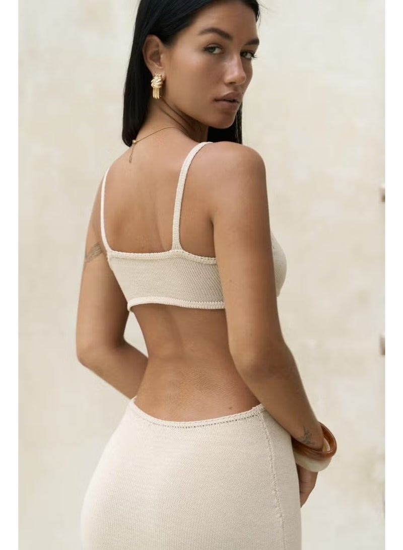 Bohemai Cutout Knit Dress - Image 4