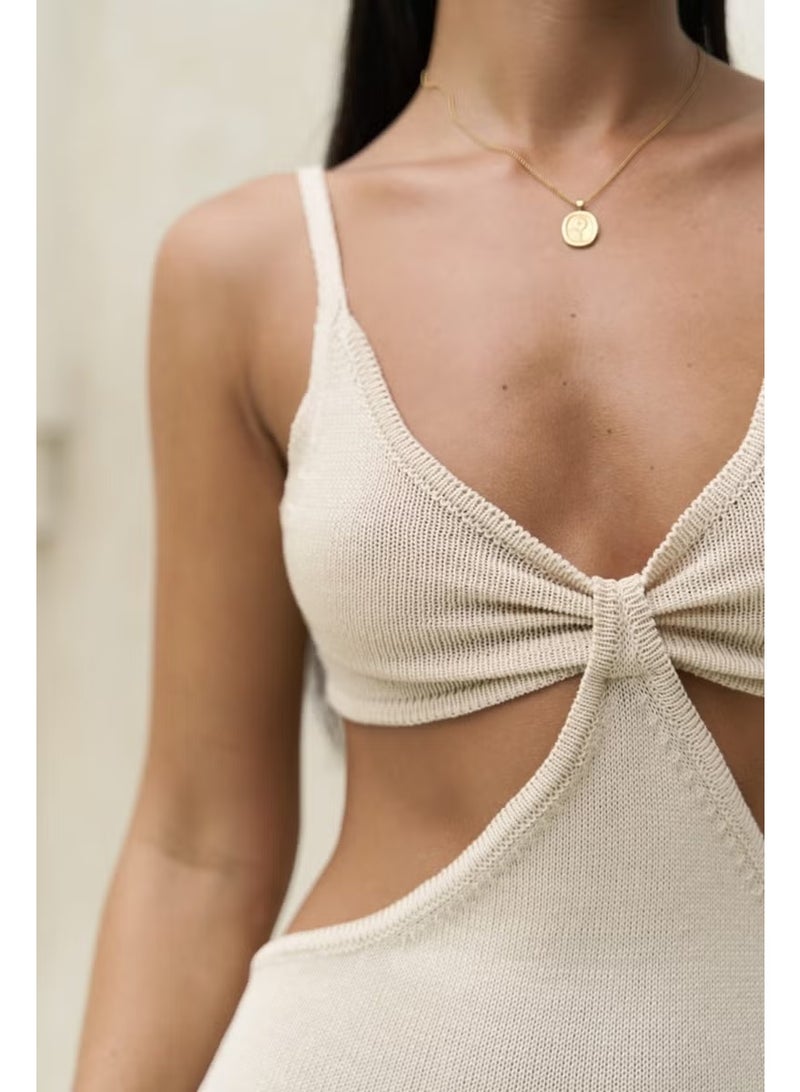 Bohemai Cutout Knit Dress - Image 5