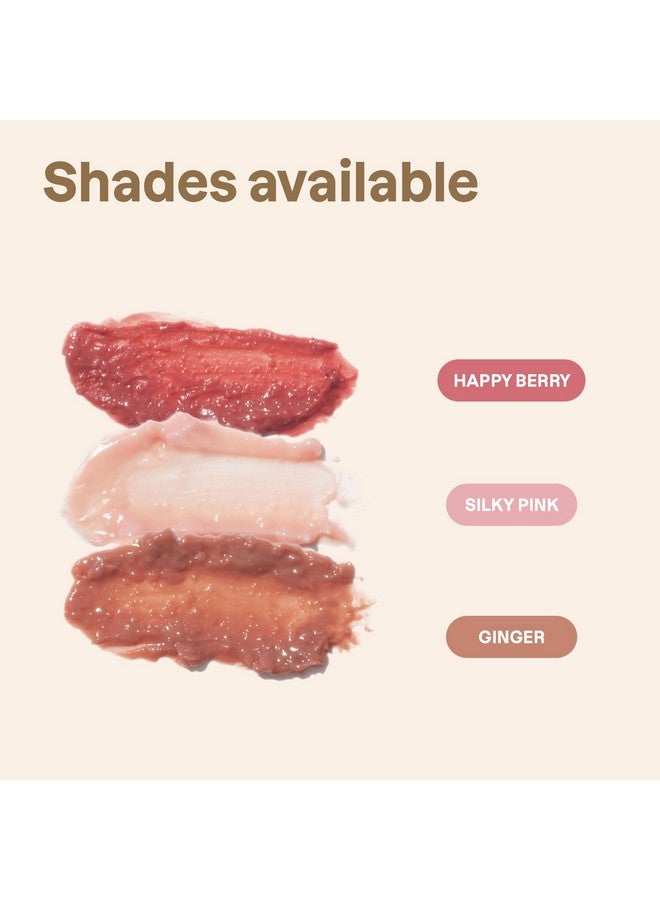 أتيتود أحمر شفاه أوشنلي شفاف من ATTITUDE، معتمد من مجموعة العمل البيئي، خالٍ من ثاني أكسيد التيتانيوم، مكياج وجمال نباتي، خالٍ من القسوة والبلاستيك، لون التوت السعيد، 0.12 أونصة - Image 4