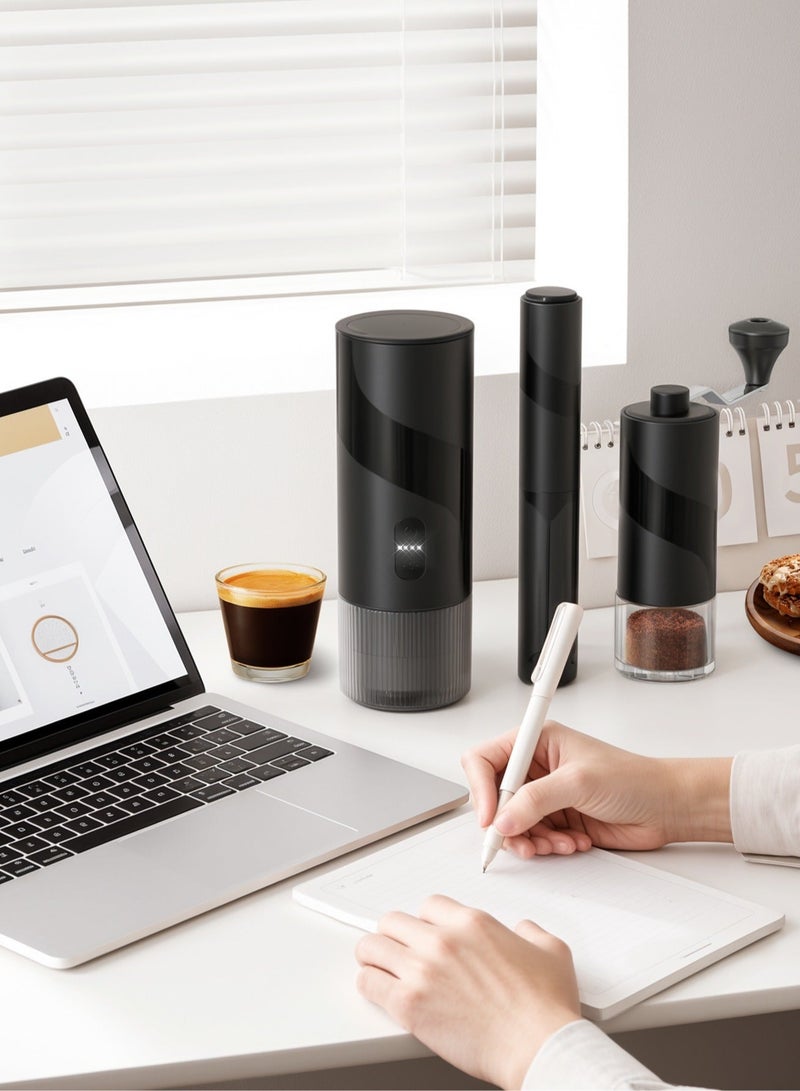 Ding Zap Portable Italian espresso machine, coffee grinder set, with travel bag, 20 bar wireless coffee machine, outdoor hot and cold coffee maker, suitable for coffee gifts, car travel, camping, hiking, coffee utensils, coffee machine - Image 3