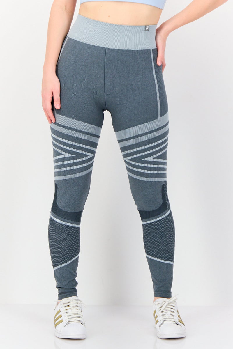 asics Women Sportswear Fit Pull On Training Leggings, Multicolor - Image 1