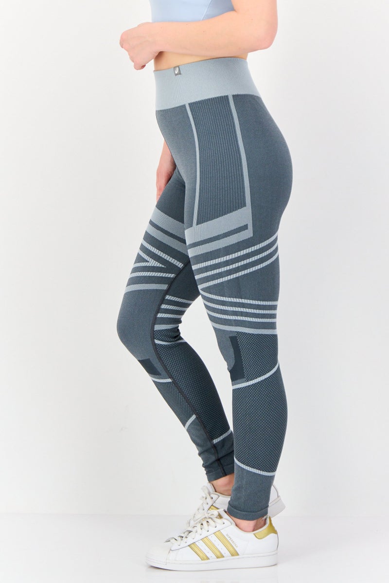 asics Women Sportswear Fit Pull On Training Leggings, Multicolor - Image 2