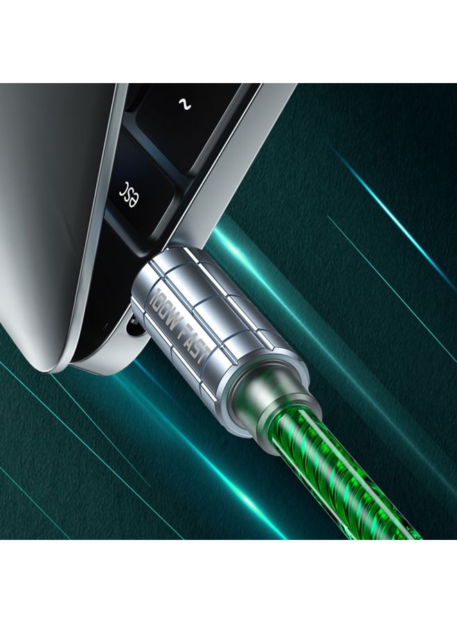 دبليو كيه WK WDC-203A 6A USB إلى كابل بيانات USB-C/TYPE-C ، الطول: 1M (أسود) - Image 5
