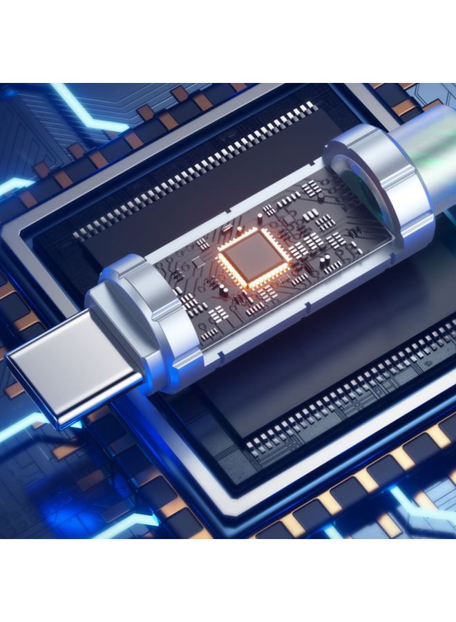 دبليو كيه WK WDC-203A 6A USB إلى كابل بيانات USB-C/TYPE-C ، الطول: 1M (أسود) - Image 4