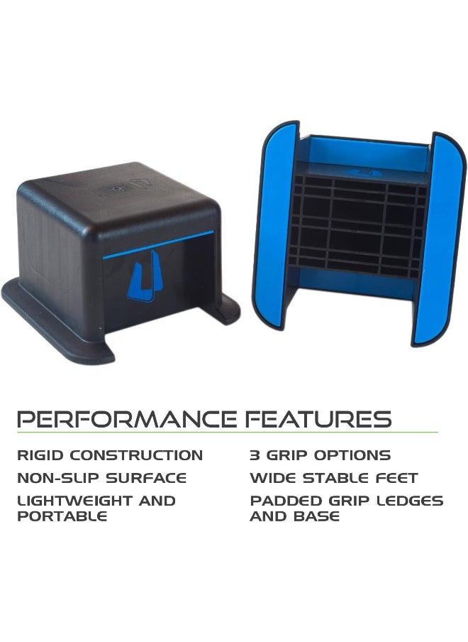 Ultimate Body Press - Ultimate Body Press Push Up Block Stands, Premium Flat Top Push Up Blocks with 3 Hand Positions - Image 1