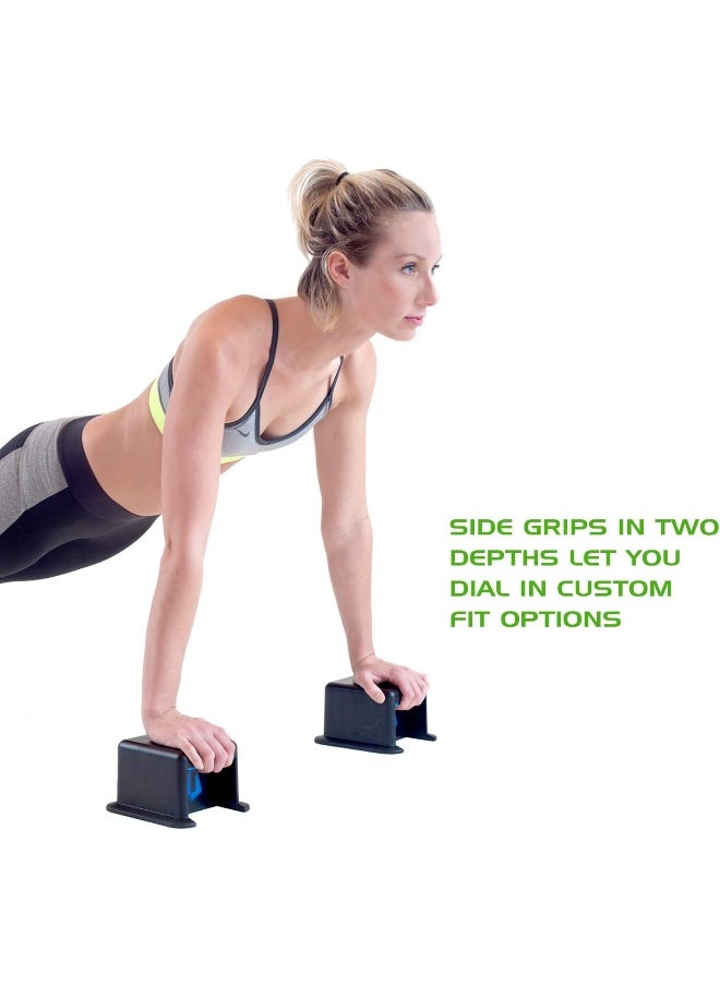 Ultimate Body Press - Ultimate Body Press Push Up Block Stands, Premium Flat Top Push Up Blocks with 3 Hand Positions - Image 1