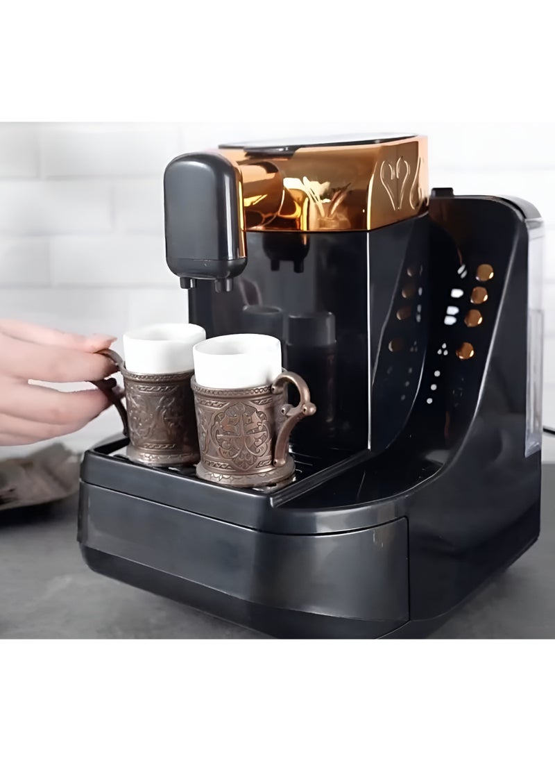 Generic Automatic Turkish Coffee Maker 1 Liter, 600W Electric Coffee Maker with Fast Brewing, Easy-to-Clean Design, Ideal for Authentic Turkish Coffee at Home or Office  - Image 2