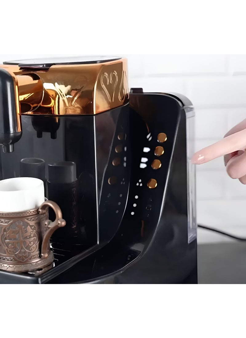 Generic Automatic Turkish Coffee Maker 1 Liter, 600W Electric Coffee Maker with Fast Brewing, Easy-to-Clean Design, Ideal for Authentic Turkish Coffee at Home or Office  - Image 4