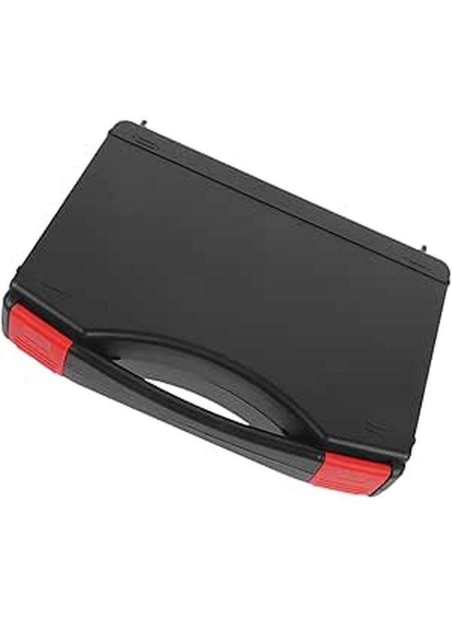 Small Black Waterproof Portable Tool Box Plastic Case Multifunction Electrician Tool Organizer - Image 1