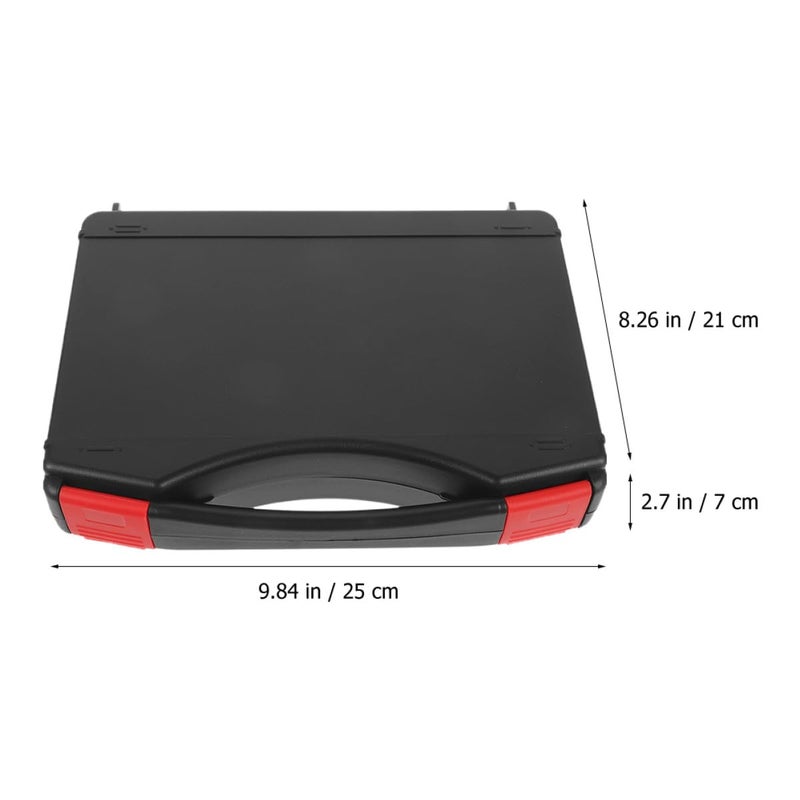 Small Black Waterproof Portable Tool Box Plastic Case Multifunction Electrician Tool Organizer - Image 3