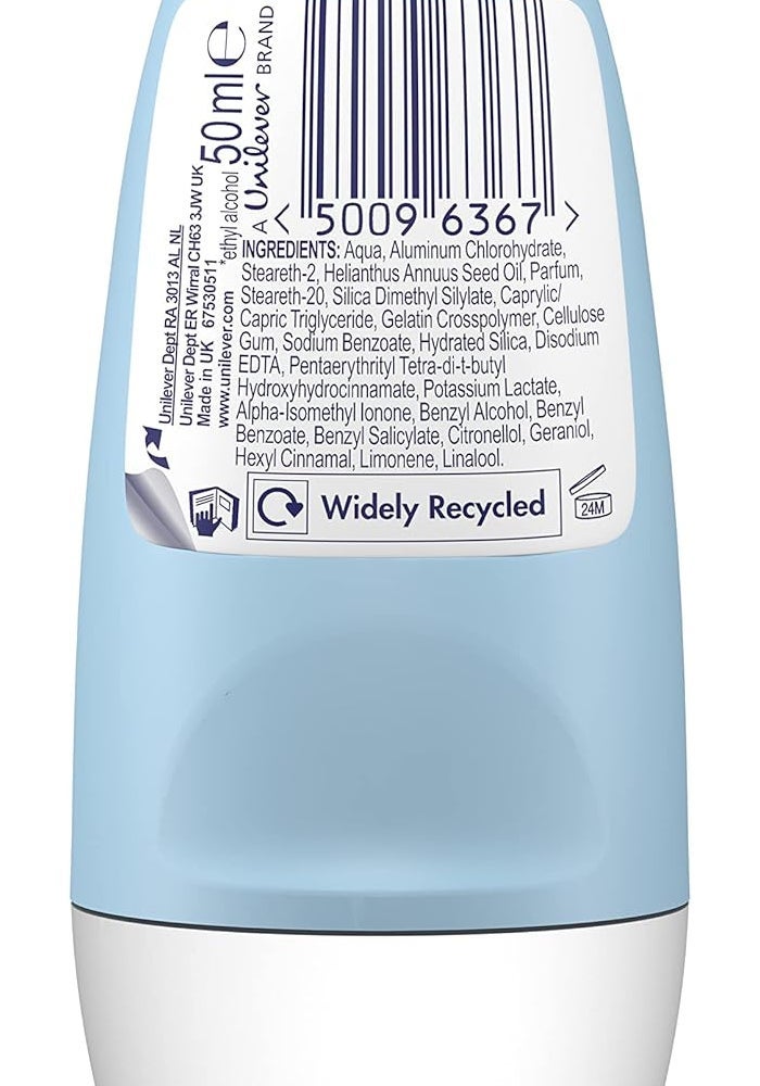 Sure Women Cotton Dry 48h Protection Anti-Perspirant Deodorant Roll-On, 6 x 50 ml - Image 2