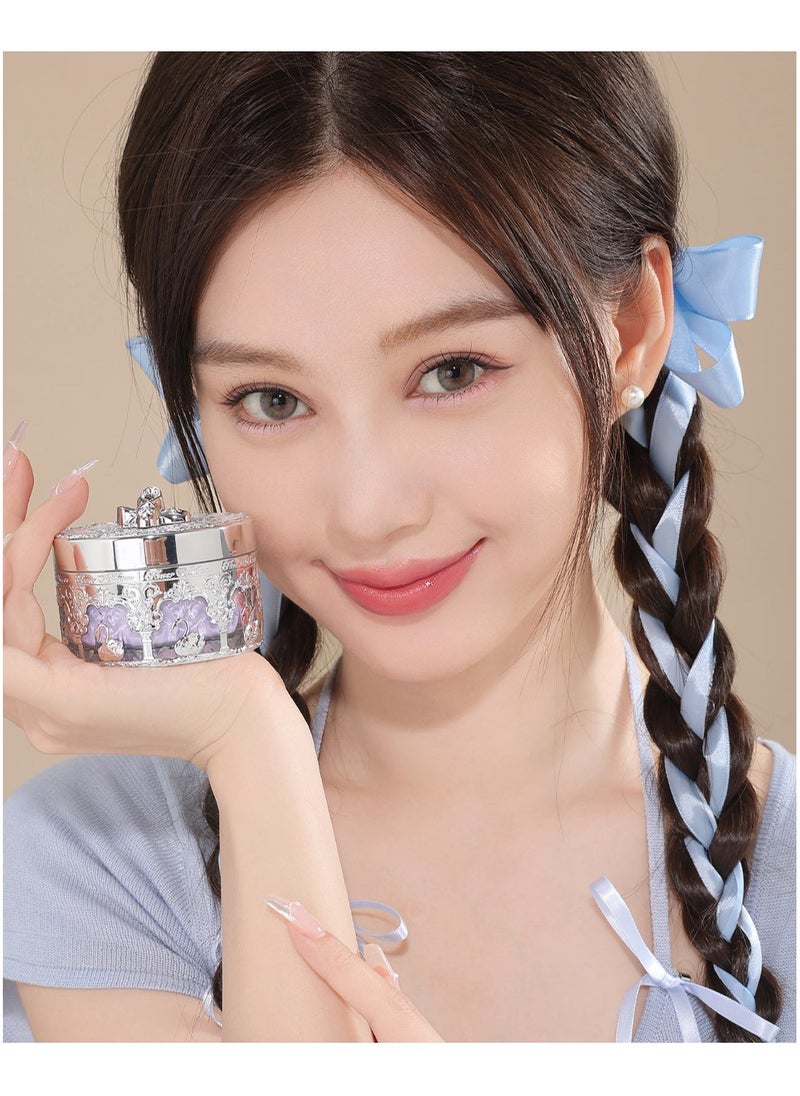 Flower Knows Swan Ballet Setting Loose Powder Makeup Matte Finishing Oil Control Rose Scent Loose Powder 12G/0.42OZ (02 Flower Fairy)  - Image 5