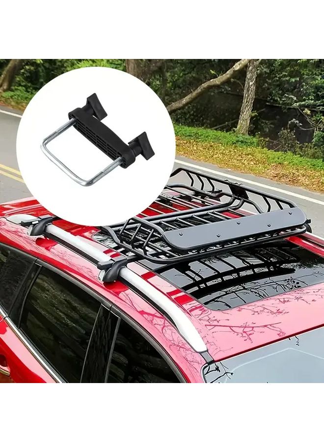 Heavy Duty U Bolt Clamp Set Inner Diameter 2 36 Inch Universal Roof Box Installation Accessory - Image 1