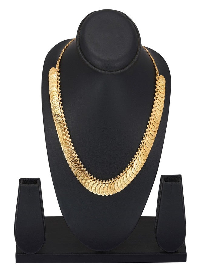 Bodha Traditional Indian Gold Plated Lakshmi Coin Temple Necklace Combo Set for Women (SJNC_204) - Image 2