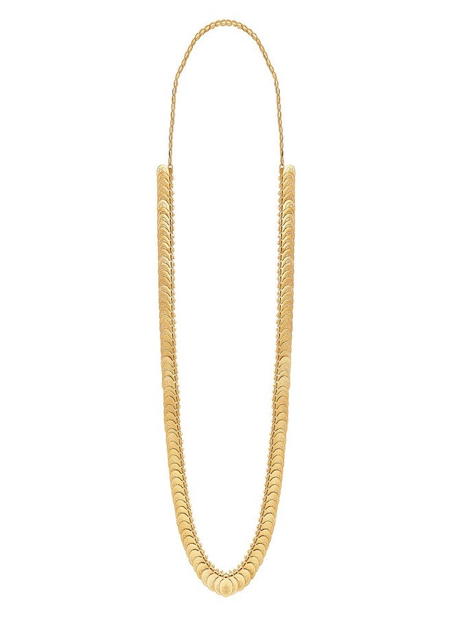 Bodha Traditional Indian Gold Plated Lakshmi Coin Temple Necklace Combo Set for Women (SJNC_204) - Image 5