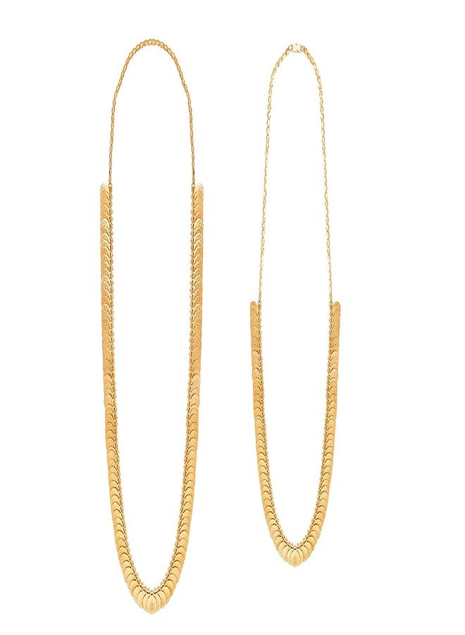 Bodha Traditional Indian Gold Plated Lakshmi Coin Temple Necklace Combo Set for Women (SJNC_204) - Image 1