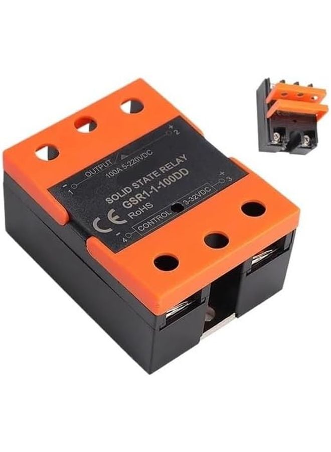 DC إلى DC مرحلة الحالة الصلبة SSR DA DD أحادي الطور 100A - Image 2