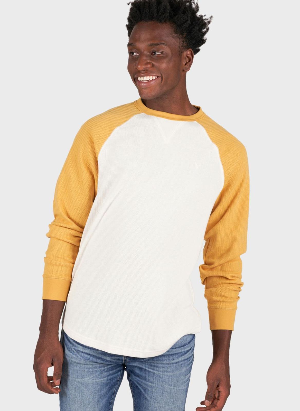 american eagle yellow top