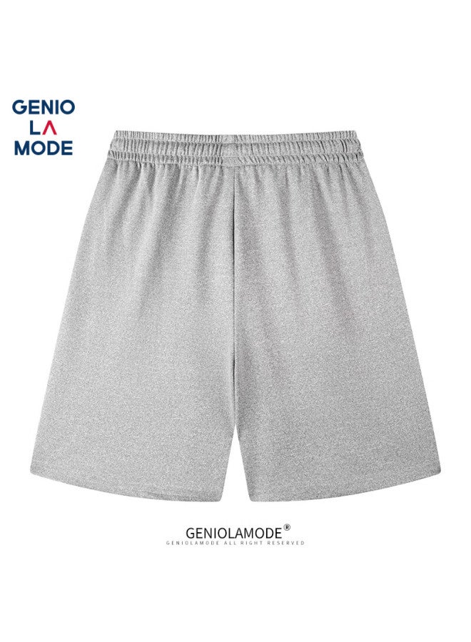 Geniolamode Men's Summer Thin Casual Loose Breathable Trendy Cropped Pants - Image 4