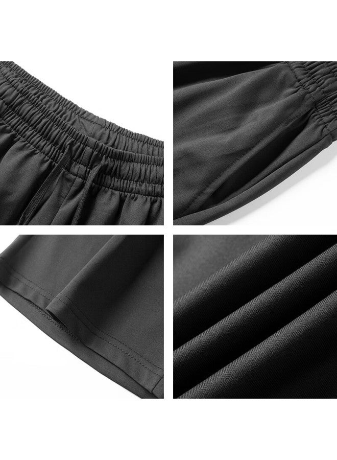 Geniolamode Men's Summer Thin Casual Loose Breathable Trendy Cropped Pants - Image 2