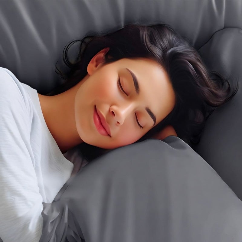 Bamboo Sheets Full 4 Pc Dark Grey Set - Silky Soft Cooling Sheets with Deep Pocket for Hot Sleepers Night Sweats Home Bedding - Image 5