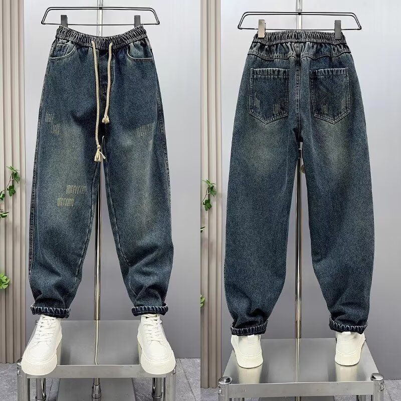Unisex Casual Daily Denim Jeans - Image 1