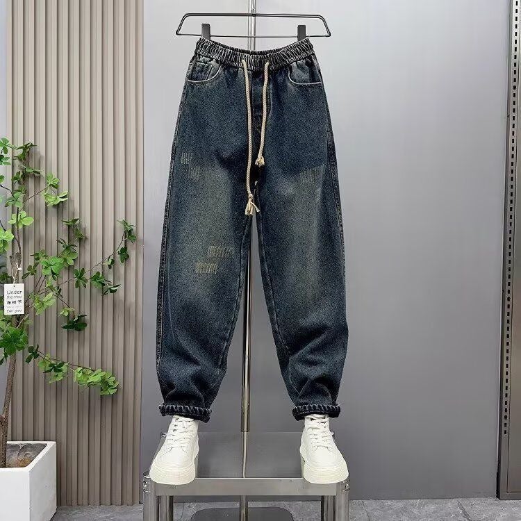 Unisex Casual Daily Denim Jeans - Image 4