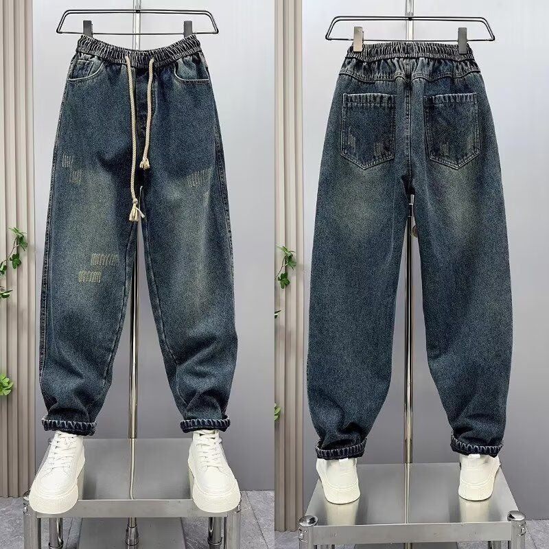 Unisex Casual Daily Denim Jeans - Image 3