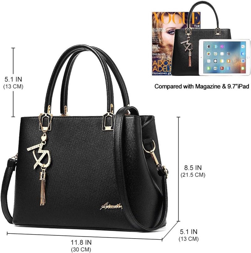 ToLFE Womens Purses and Handbags Shoulder Bags Ladies Designer Top Handle Satchel Tote Bag - Image 3