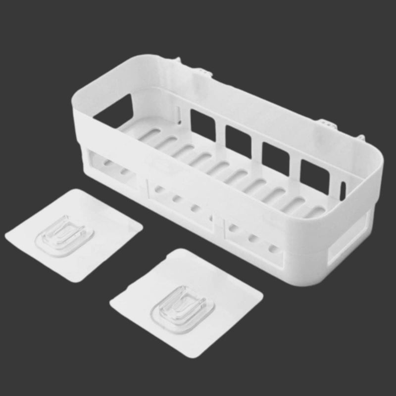 Marmik Bathroom Rack Bathroom Accessories Bathroom Shelf Shelves Wall Mounted Shelf Bathroom Hardware and Accessories Washroom Basin Kitchen Multipurpose Shelves Holder Self Stand Pack of 4 - Image 4