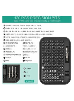 Cool Baby Style COOLBABY Precision Screwdriver Set New Version 130 in 1 Screwdriver Kit with 120 Screwdriver Bits Repair Tool Kit With Magnetizer For Smart Phone Household(Black)  - Image 2