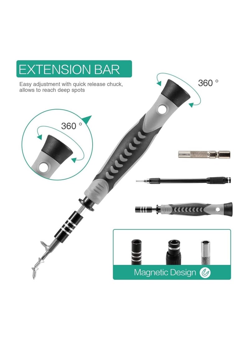 Cool Baby Style COOLBABY Precision Screwdriver Set New Version 130 in 1 Screwdriver Kit with 120 Screwdriver Bits Repair Tool Kit With Magnetizer For Smart Phone Household(Black)  - Image 5