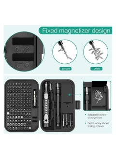 Cool Baby Style COOLBABY Precision Screwdriver Set New Version 130 in 1 Screwdriver Kit with 120 Screwdriver Bits Repair Tool Kit With Magnetizer For Smart Phone Household(Black)  - Image 3