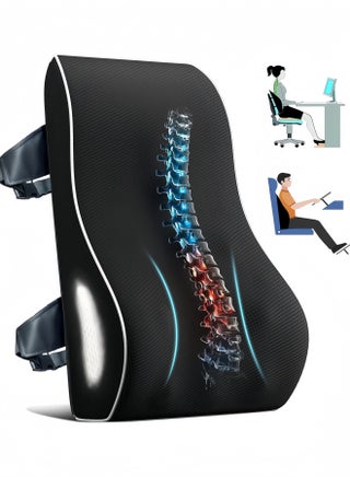 Ergonomic Lumbar Support Pillow for Office Chair,Back Support Pillow for Car,Computer Chair,Recliner Memory Foam Back Cushion for Pain Relief Improve Posture,Mesh Cover Double Adjustable Straps - pzsku/Z2103FE8D2AB1080E6216Z/45/1742005558/a7b7df2b-6735-4b42-aa1d-aa5e2499e43d