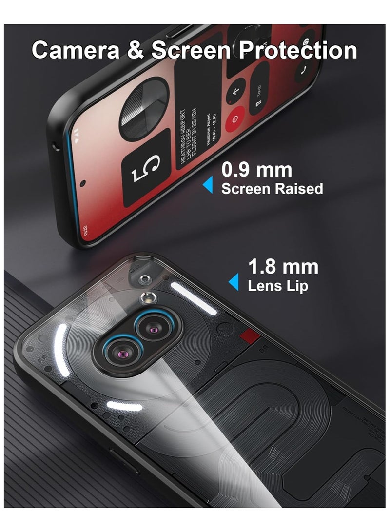 Case for Nothing Phone 2A, Lightweight Hybrid Hard PC with Soft TPU Bumper Shockproof Protective Case cover compatible for Nothing Phone 2A - Image 2