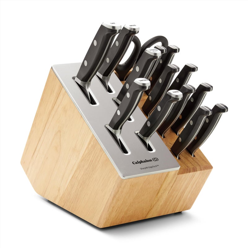 Calphalon Premier by Calphalon 15Piece Knife Set with SharpIN Edgetech 