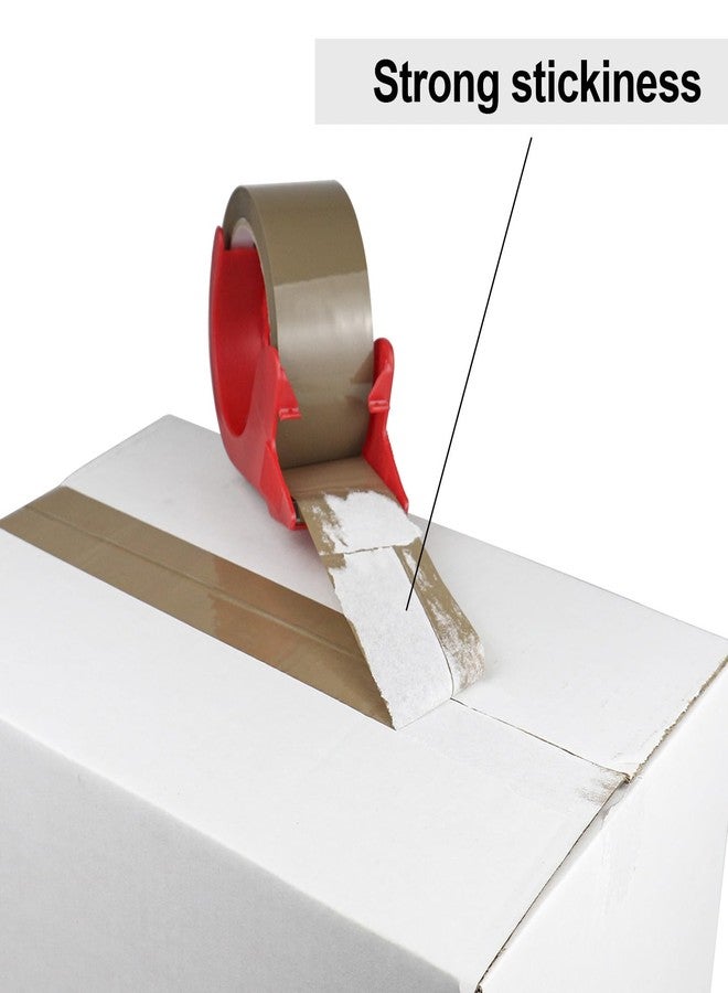 BOMEI PACK Brown Packing Tape with Dispenser, 2.4 Mil 1.88 Inch x 60 Yards, 6 Refills Rolls Packaging Tape for Moving, Shipping and Storage - Image 4