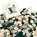Whaline 300Pcs Silk Rose Petals Vintage Green Flower Petals with Gift Box Artificial Scatter Flowers for Bridal Shower - Image 2