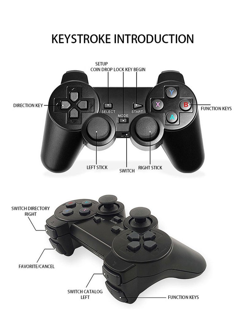 USB Wireless Game Controller Gamepad for PC/Laptop, Remote Wireless Controller for PS3, 360° Analog Joystick, Motion Sense Dual Vibration and Charging Cable - Image 4