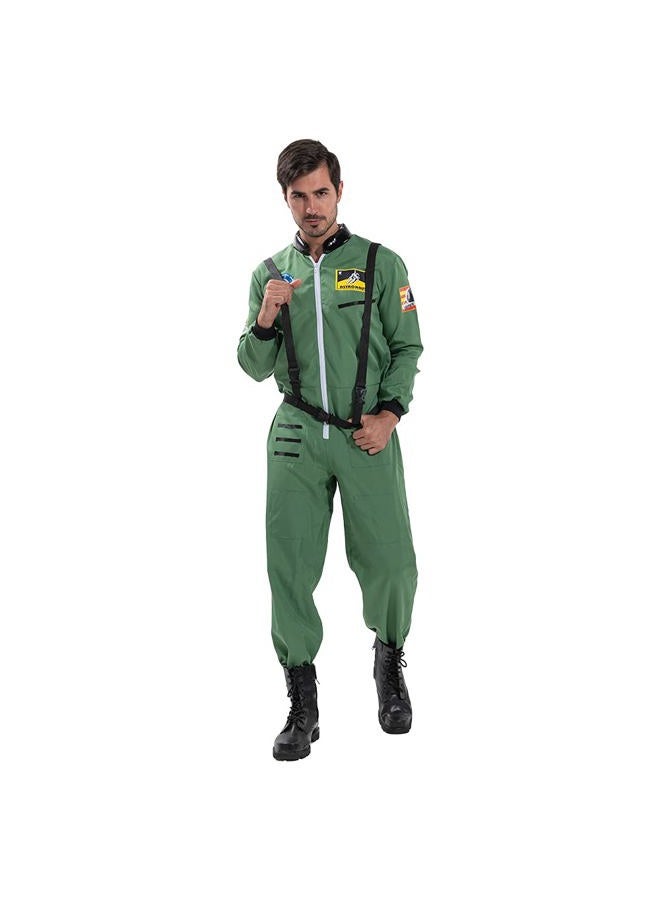 EraSpooky Astronaut Costume Men Halloween Spaceman Suit Adults Pilot - Image 2