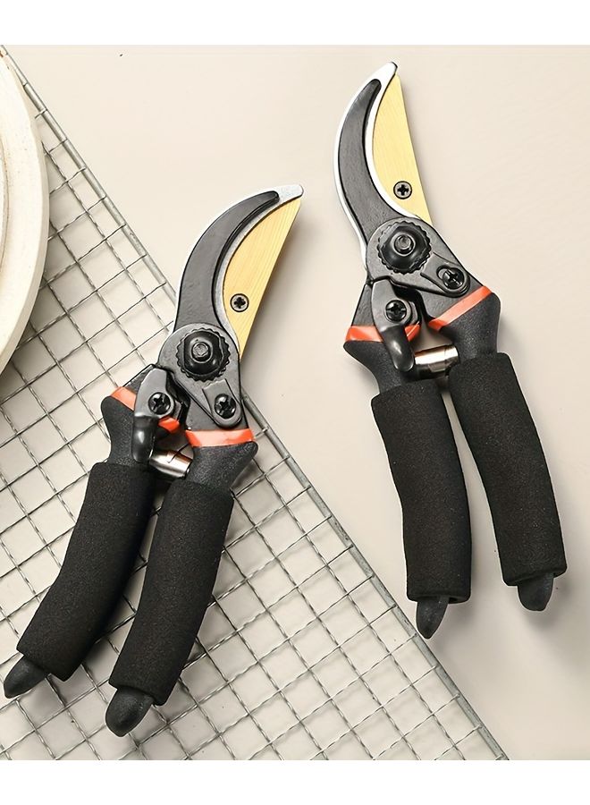 2pcs SK5 Steel Garden Pruning Shears Thickened Branch Scissors Durable Tree Trimmer - Image 1
