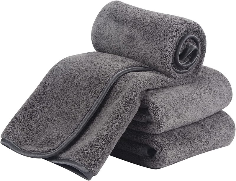 Auto Hub Heavy Microfiber Cloth for Car Cleaning and Detailing, Double Sided, Microfiber Towel for Car & Bike,Super Soft Car Wash Cloth, 600 GSM (Size 40cm x 40cm) Pack of 2, Color: Grey - Image 3