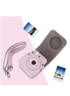 Generic Rotective and Portable Case Compatible with Fujifilm for Instax Mini 12 Camera PU Leather Bag with Pocket and Adjustable Shoulder Strap  - Image 4