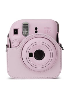 Generic Rotective and Portable Case Compatible with Fujifilm for Instax Mini 12 Camera PU Leather Bag with Pocket and Adjustable Shoulder Strap  - Image 2