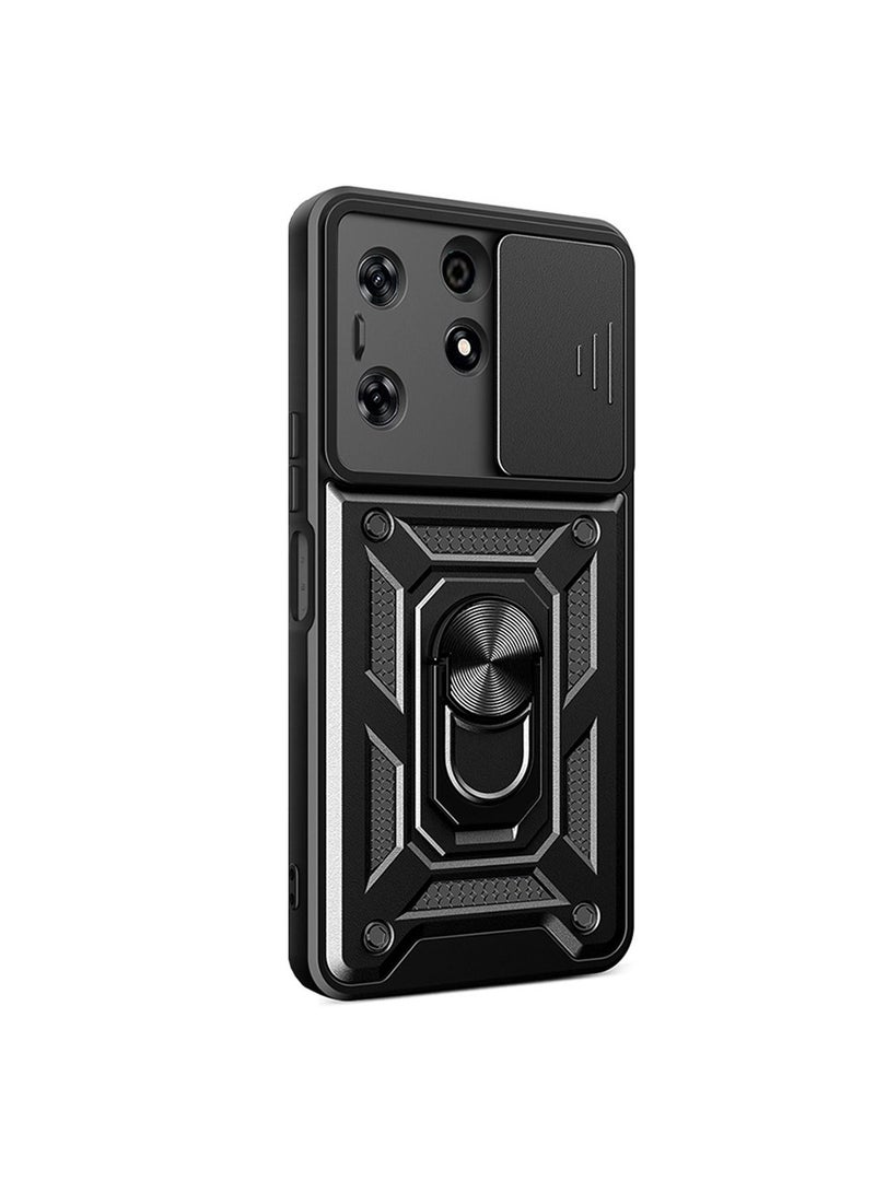 Tecno Spark 10 Pro 4G Case Cover Slide Camera Len Protector Silicone Non-slip Shockproof Anti-Scratch Protective Anti-scratch Mobile Phone Back Cover Full Body Accessories Protector