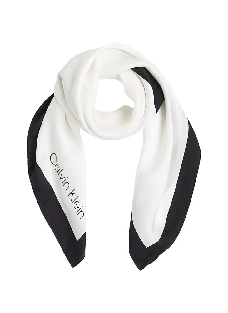 كالفن كلاين SILK LOGO BANDANA